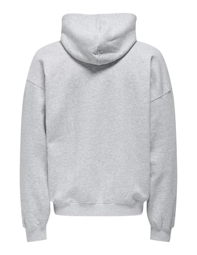 Only & Sons Onsturner Hoodie Felpa uomo Grigio taglia L