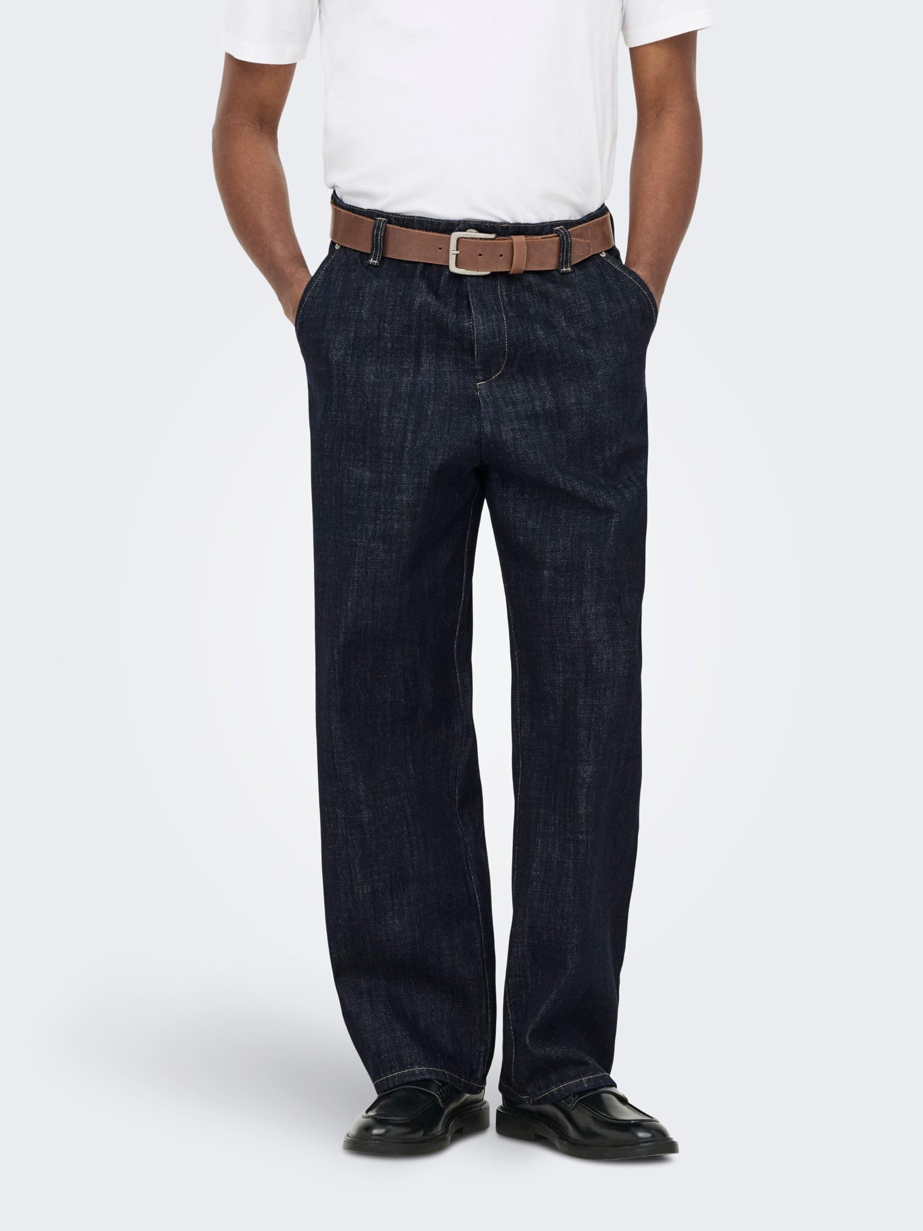 Only & Sons Onsdani Jeans Uomo Blu Scuro 32W/34L