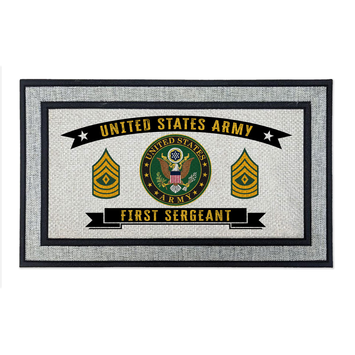 7.62 Design Army First Sergeant E-8 zerbino 45x76 cm grigio