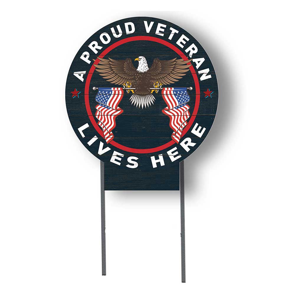 7.62 Design Home U.S. Veteran Cartello Giardino 20x20 PVC