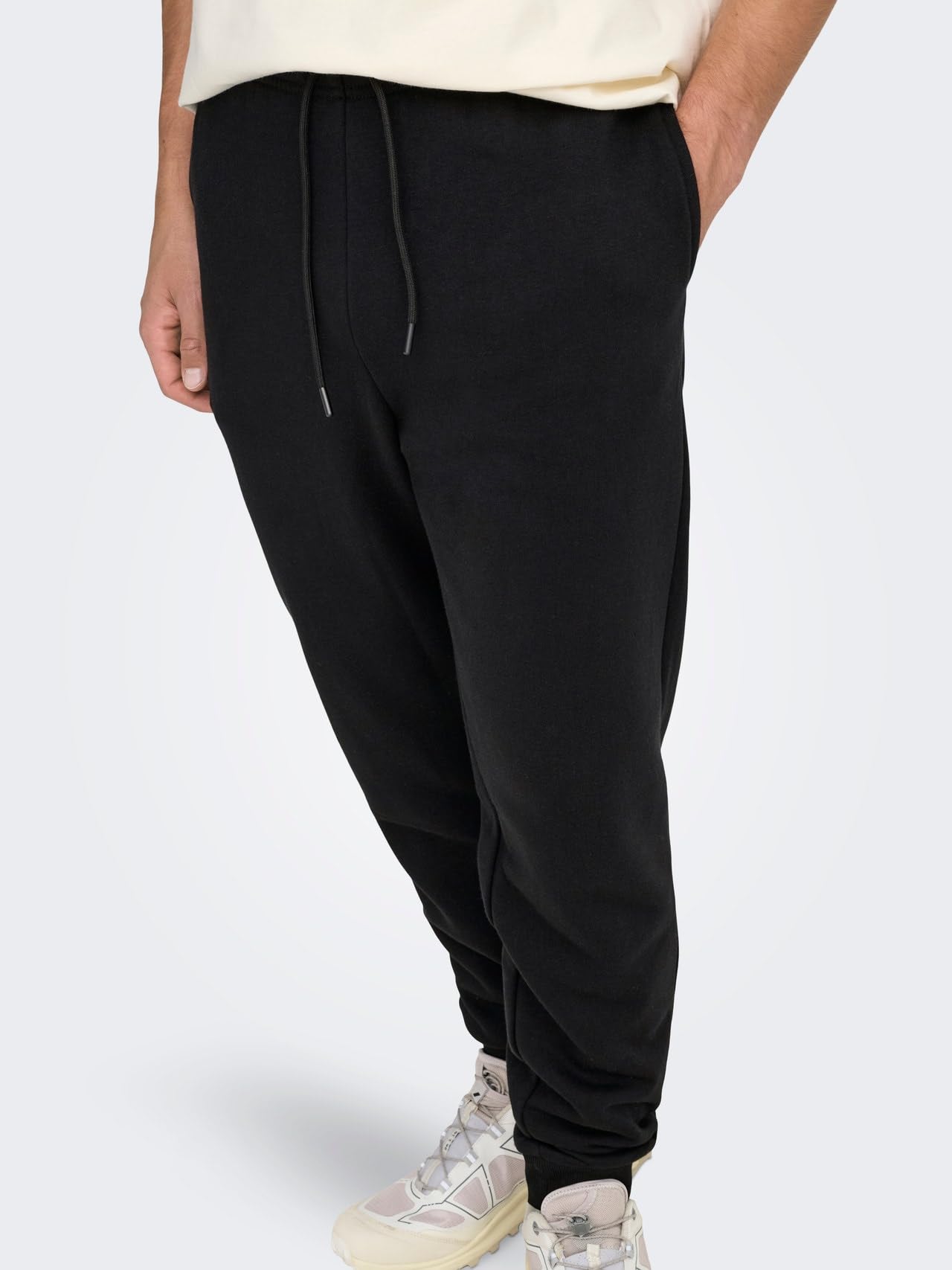 Only & Sons Onsceres Pantaloni Tuta Nero Regular Fit