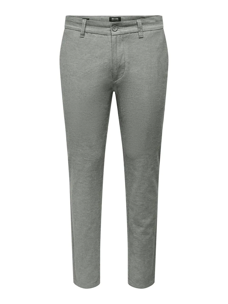 Only & Sons Onsmark pantaloni uomo 36W/32L gessato grigio