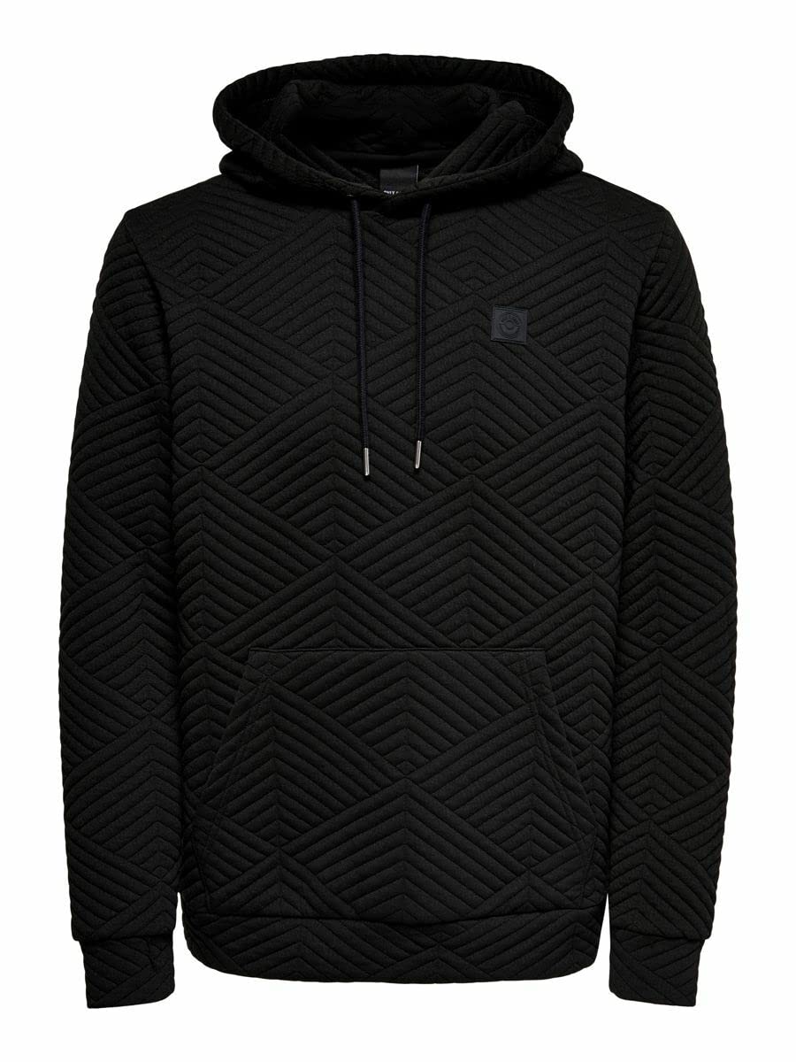 Only & Sons Onsrodney Felpa Uomo Hoodie Cotone