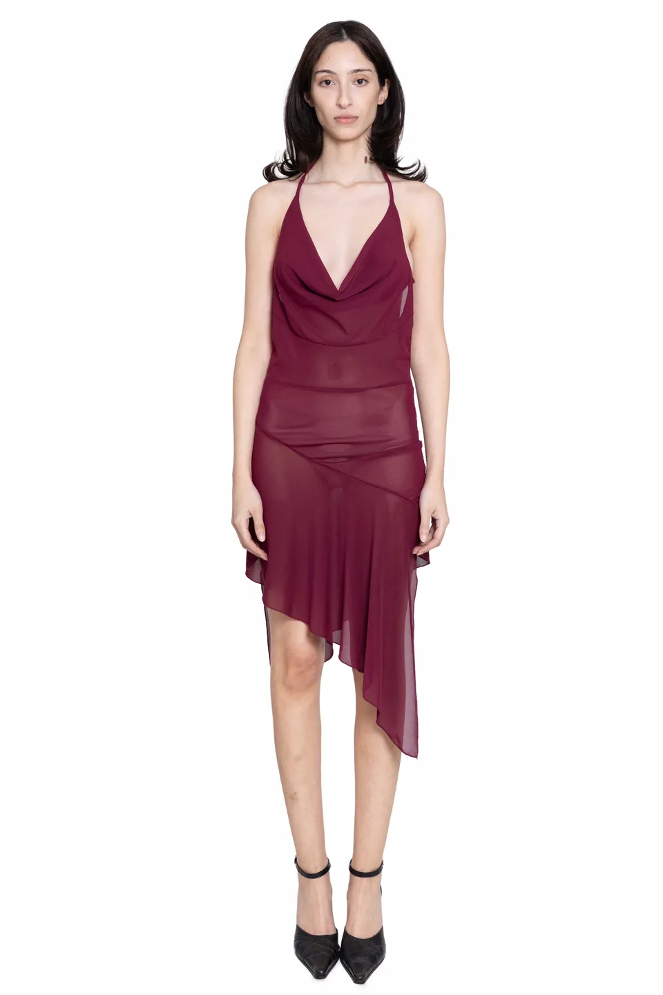 Trashy Clothing Khalifa Elissa Dress vestito rosso rete