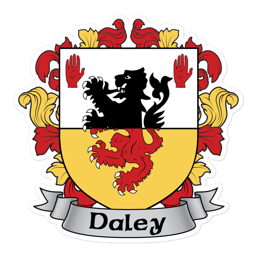 7.62 Design Daley stemma irlandese adesivo vinile 10x10 cm