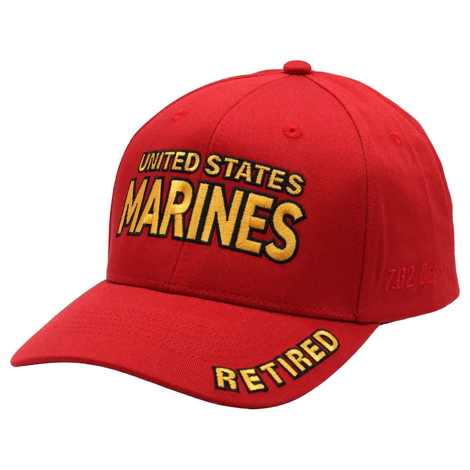 7.62 Design USMC Retired cappello twill rosso taglia unica
