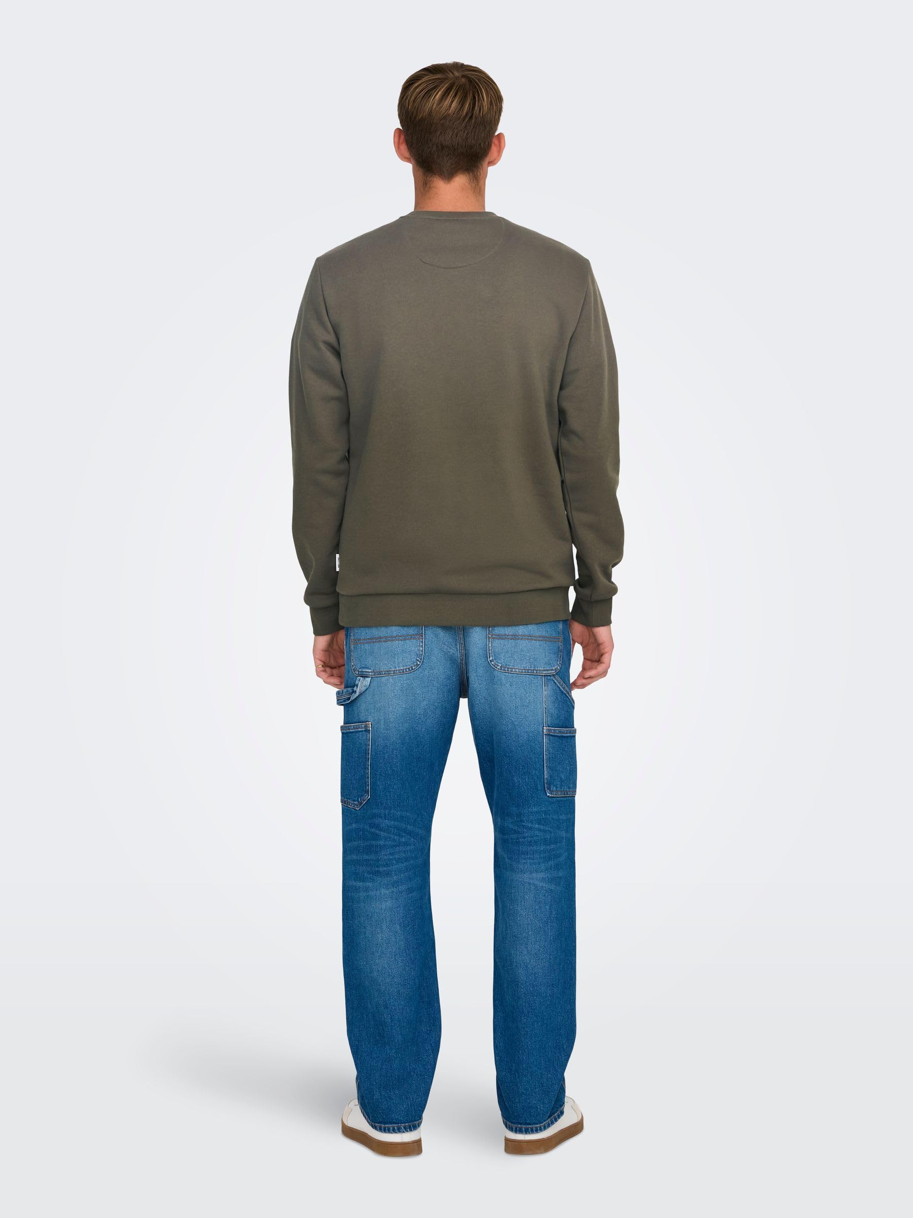 Only & Sons Felpa Girocollo Uomo S Bruno NFL