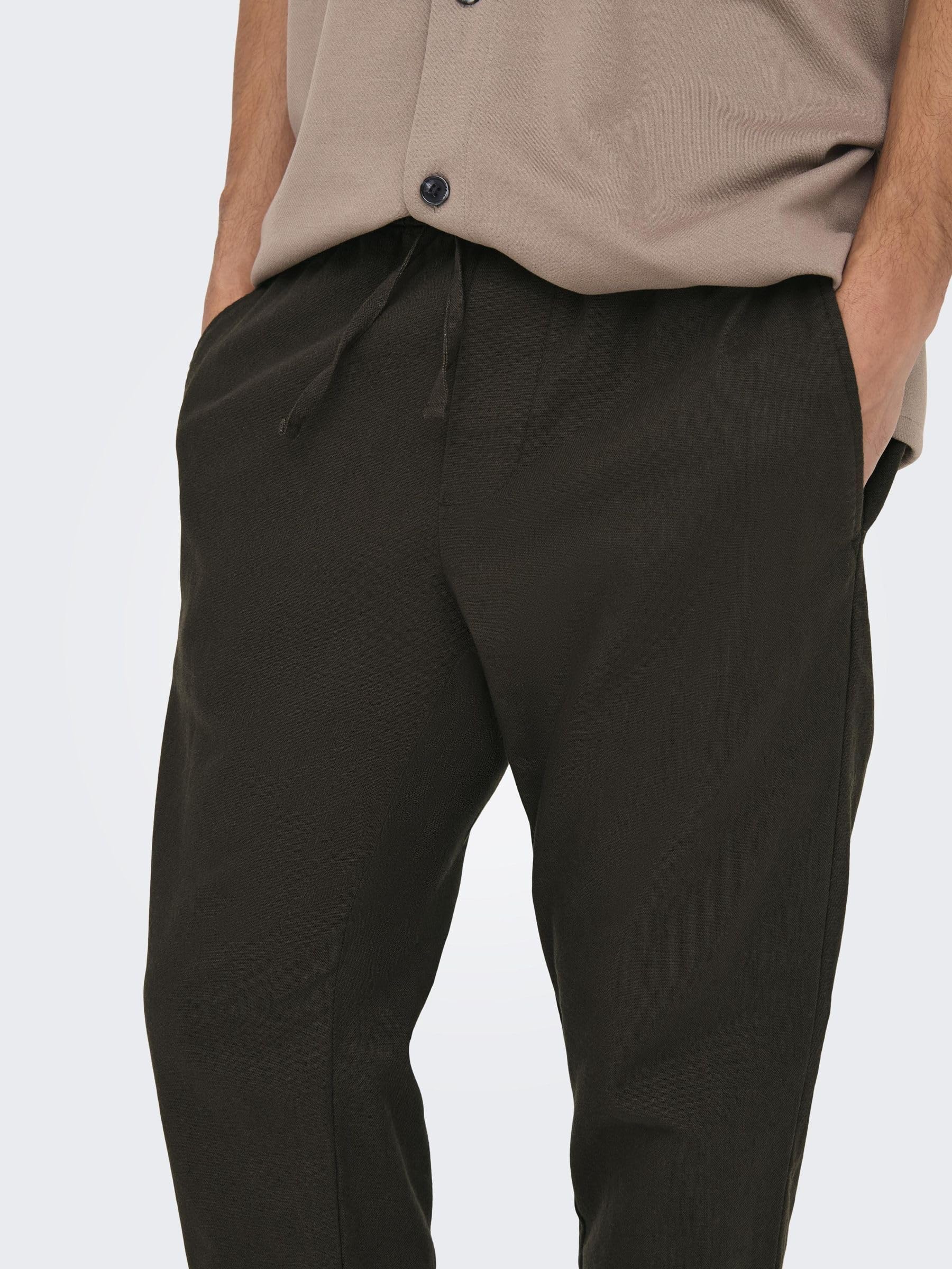 ONLY & SONS Linus Joggers Uomo Verde Taglia S