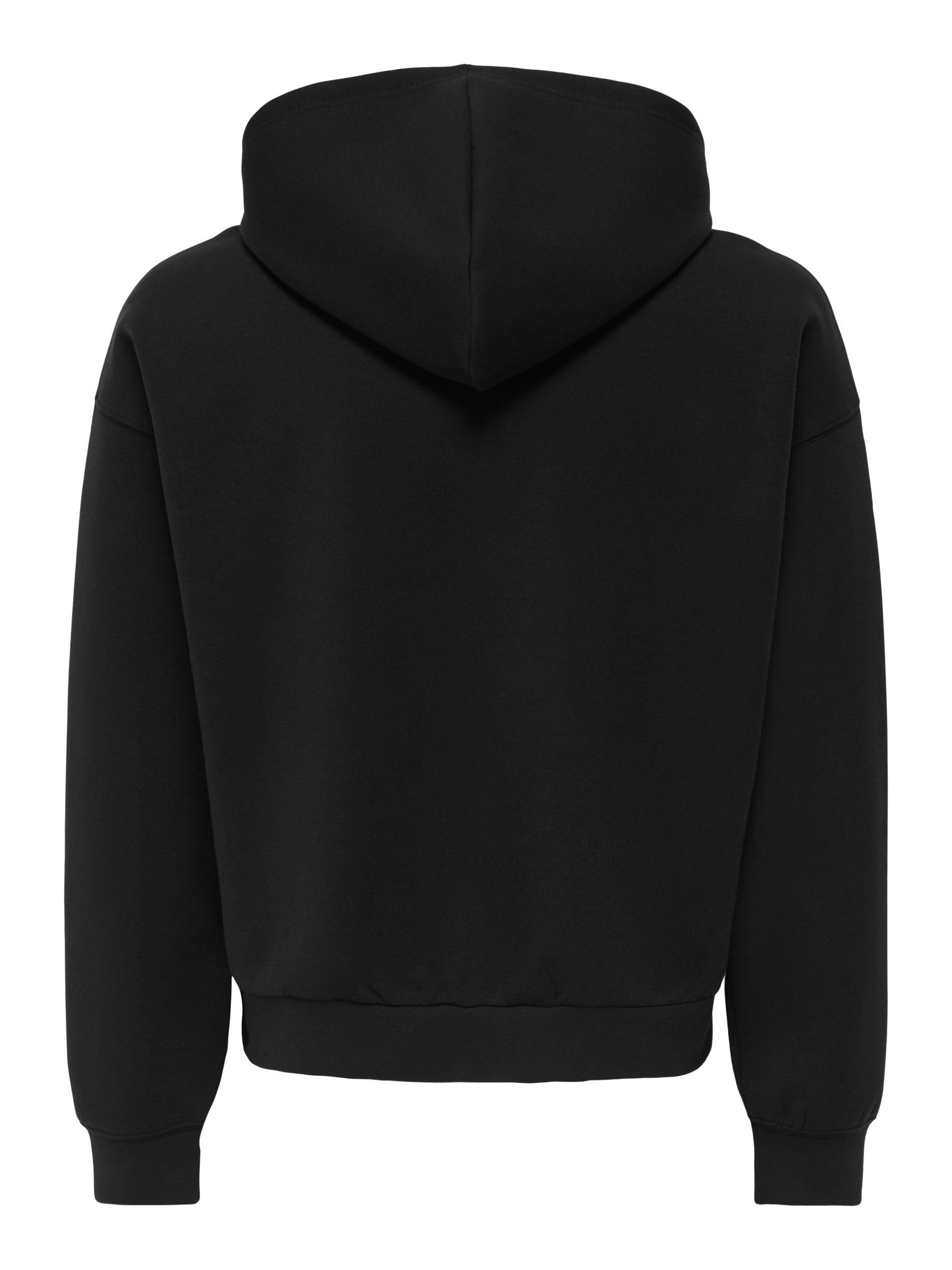 Only & Sons Onsgoyle Boxy Felpa Zip Uomo Nero L