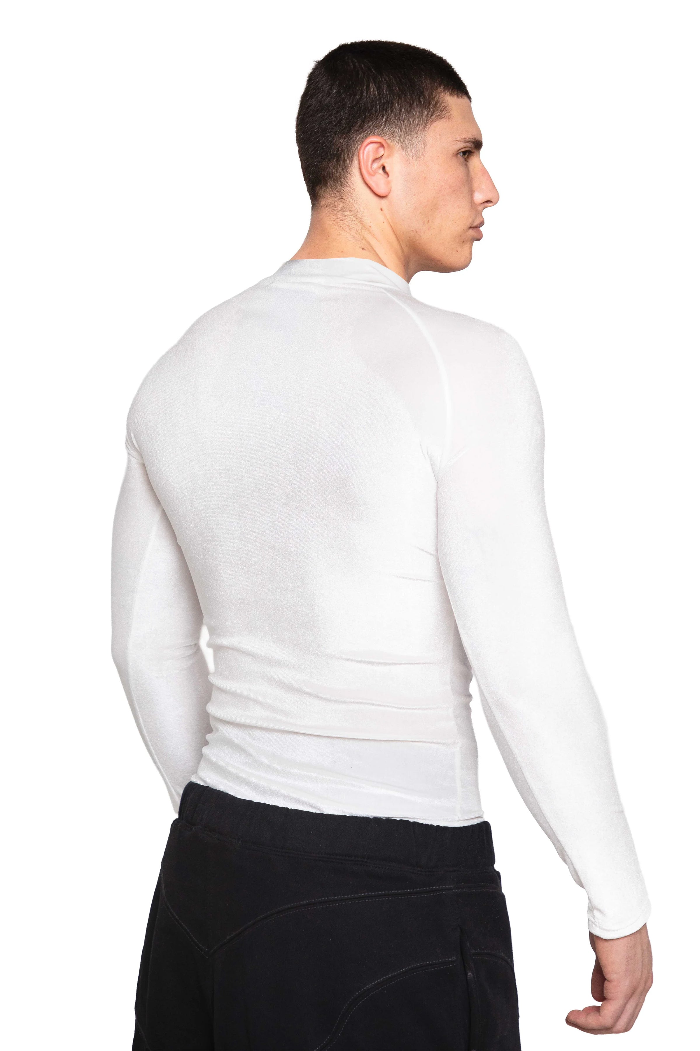 Trashy Clothing Sabah top velluto manica lunga stretch