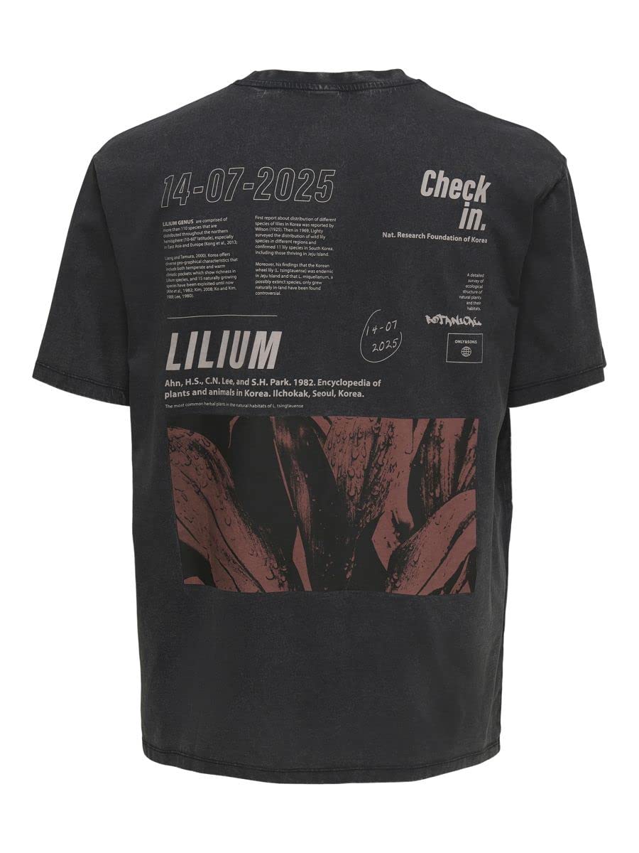 ONLY & SONS Onscarter Life T-shirt cotone washed relaxed