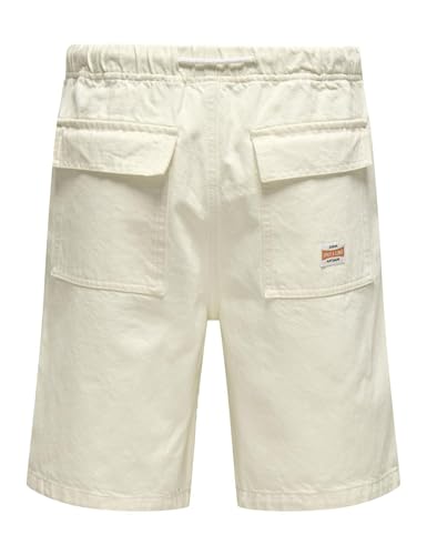 ONLY & SONS Onsfade Pantaloncini Uomo M denim bianco Strings