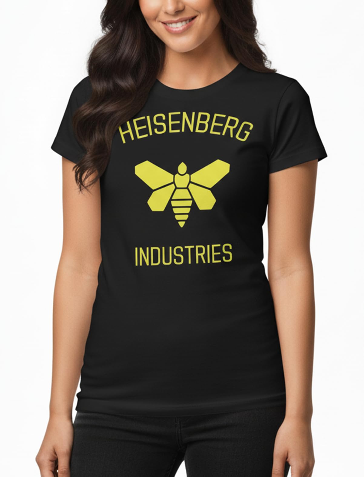 Makaya T-Shirt Donna Heisenberg Industries Nera Cotone S