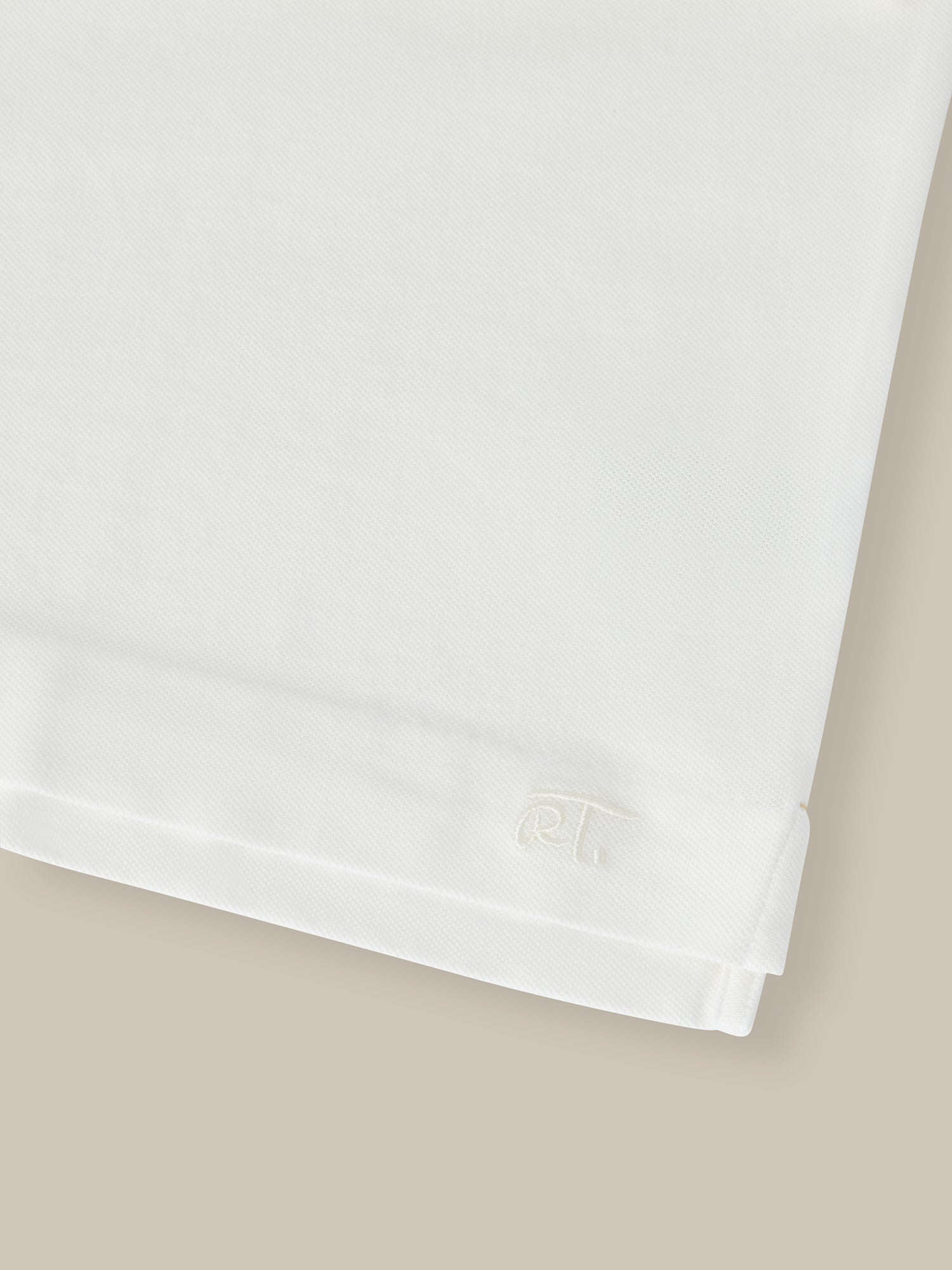 Robert Talbott Walker polo cotone bianca Classic White taglia L
