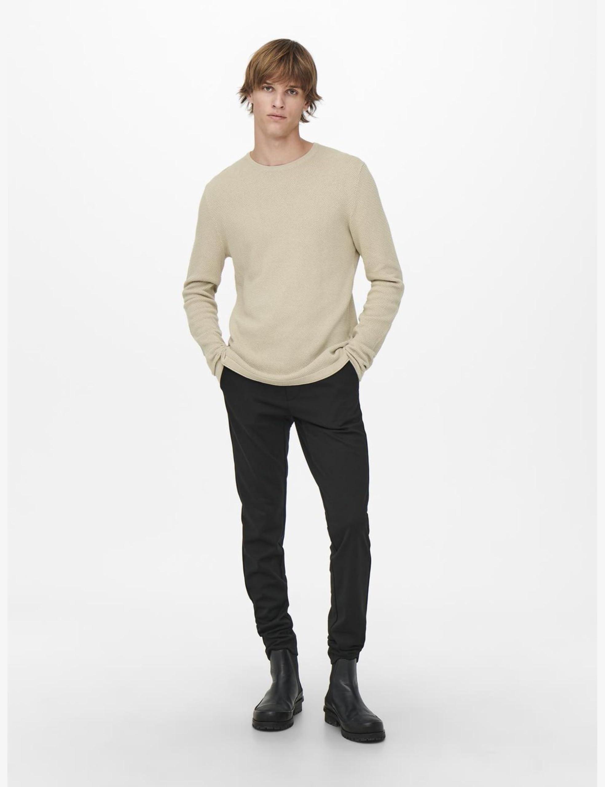 Only & Sons Onspanter Maglione Uomo Blu Girocollo