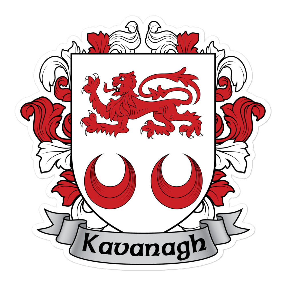 7.62 Design Kavanagh Irish Coat of Arms sticker vinile 10x10