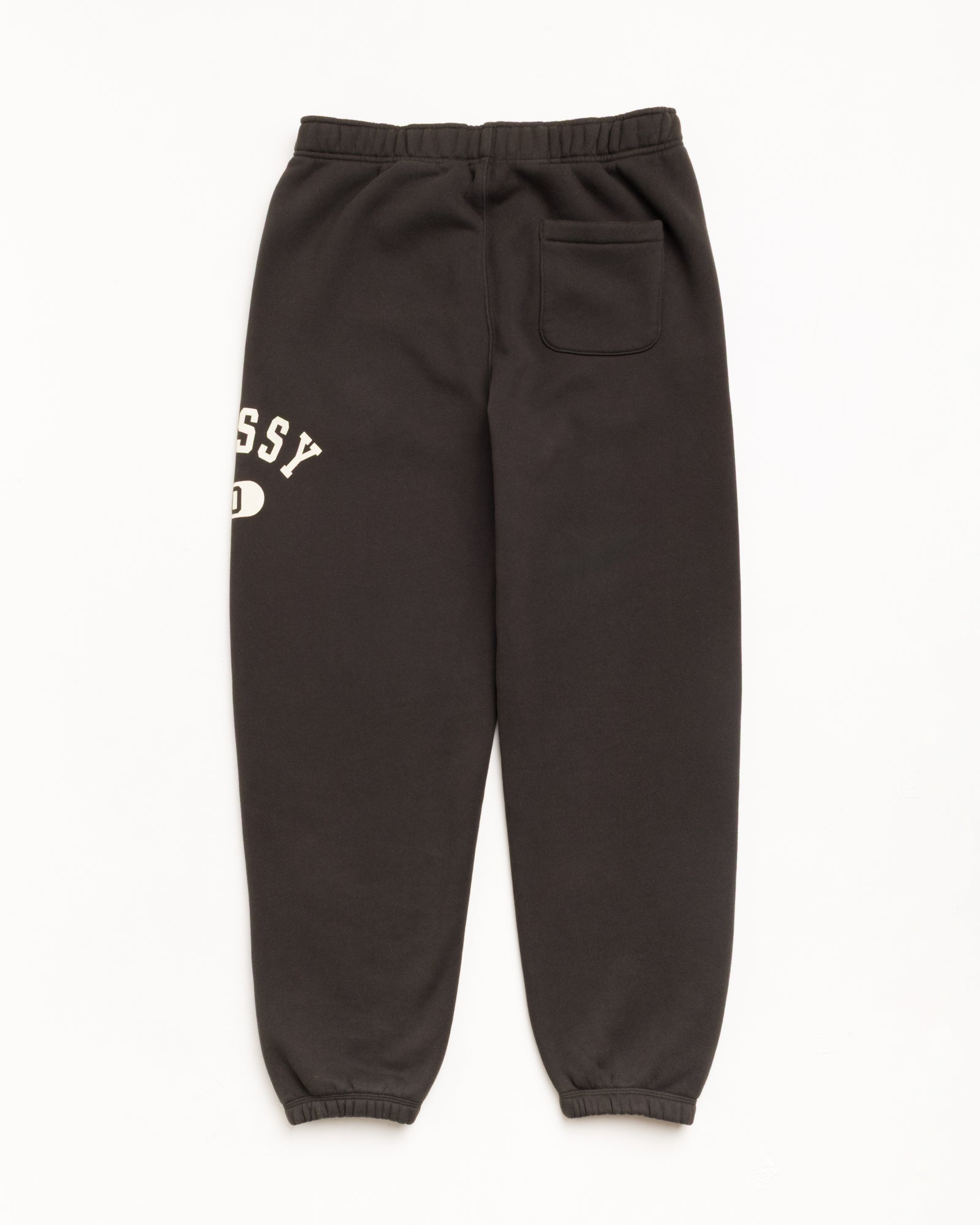Stussy Varsity Fleece Pant washed black 500gsm