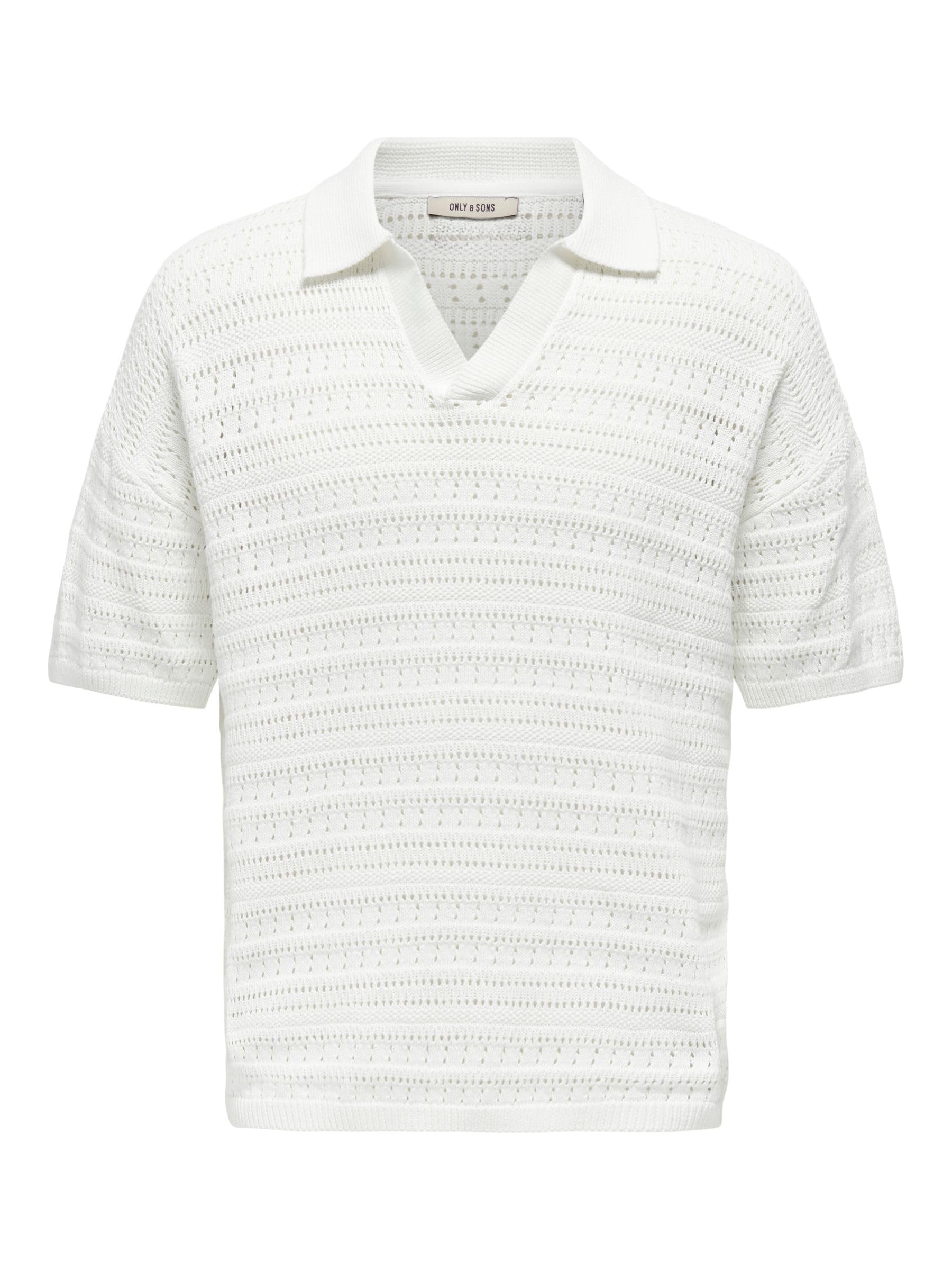 ONLY & SONS Grayson polo knit uomo Cloud Dancer M