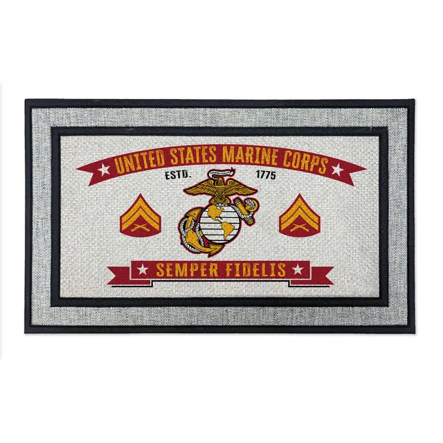 7.62 Design USMC Corporal E-4 zerbino 18x30 antiscivolo grigio