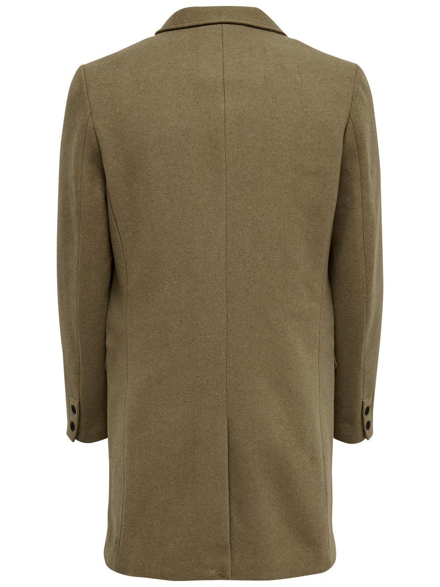 Only & Sons Onsjulian Cappotto Uomo Lana Marrone L