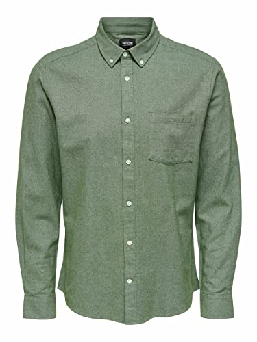 ONLY & SONS Onsneil Camicia oxford uomo colletto cotone