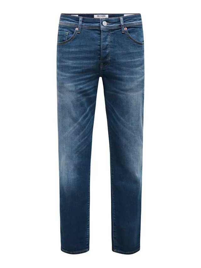 Only & Sons Weft Claudio Jeans 33W/30L Blu Scuro