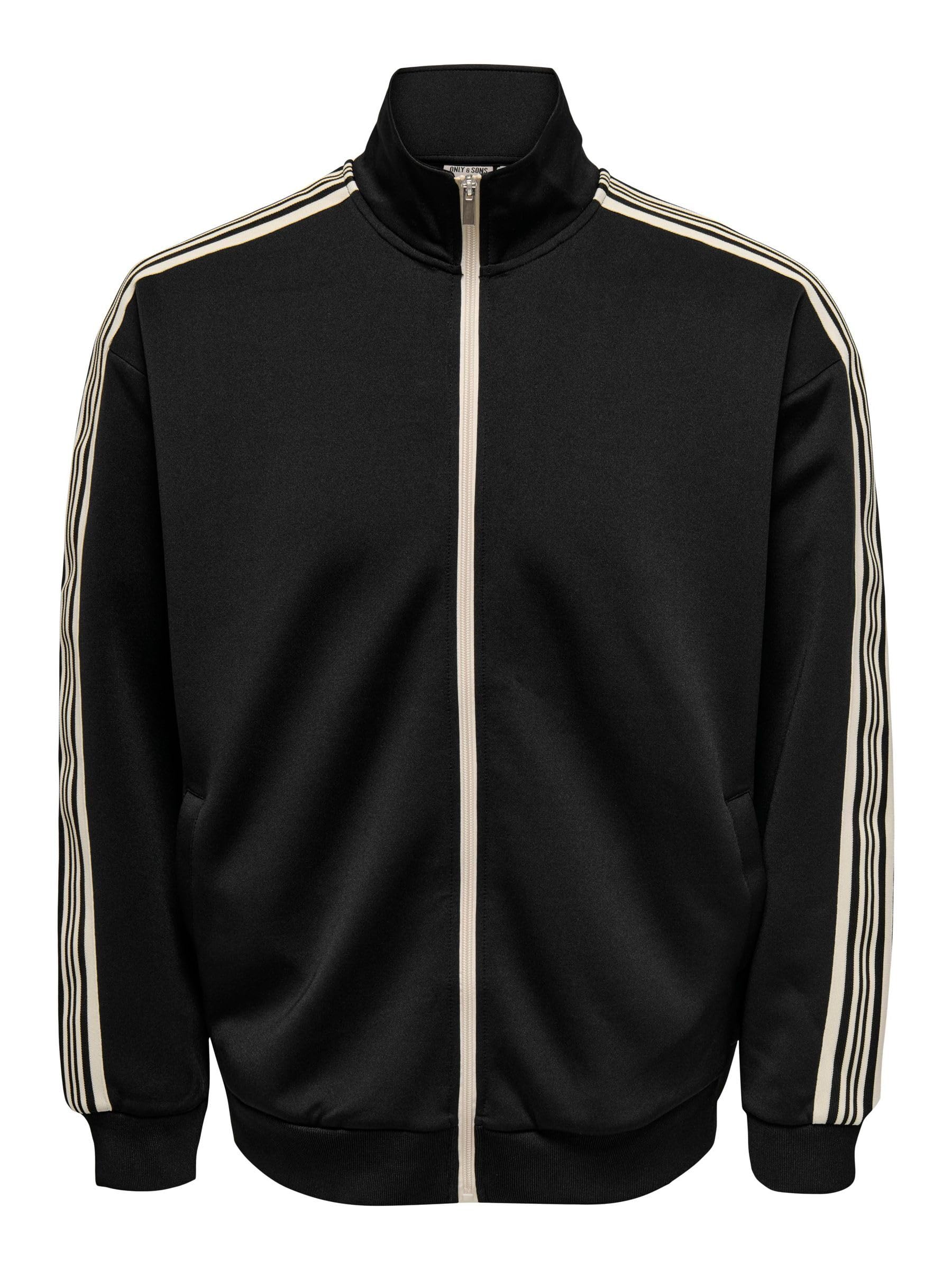 Only & Sons Onsriber Cardigan Felpa Uomo XL Zip Collo Alto