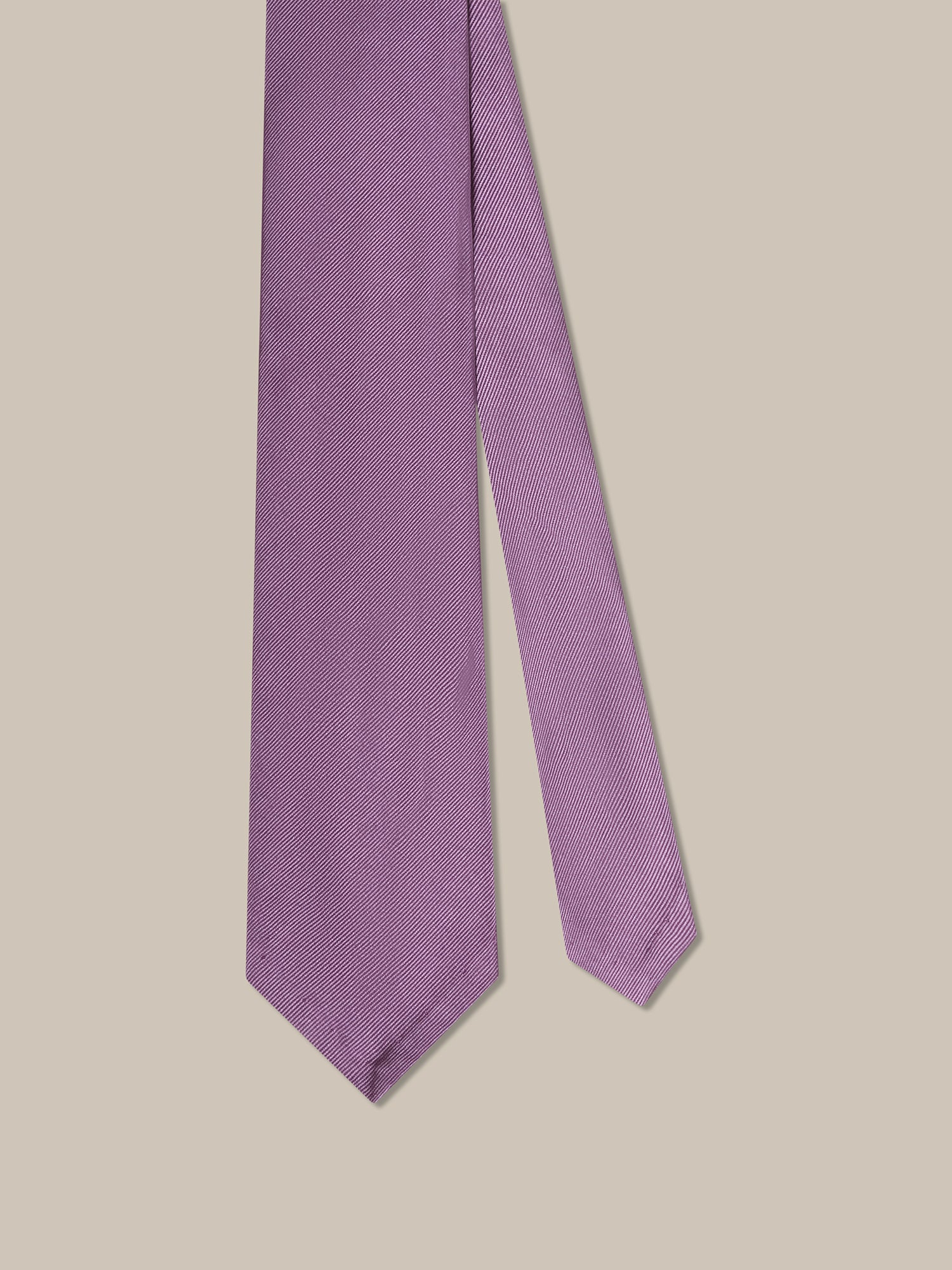Robert Talbott Newman 7 Fold Cravatta Seta Lavanda