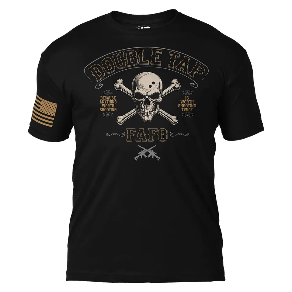 7.62 Design Double Tap V2 T-Shirt Cotone Nero L