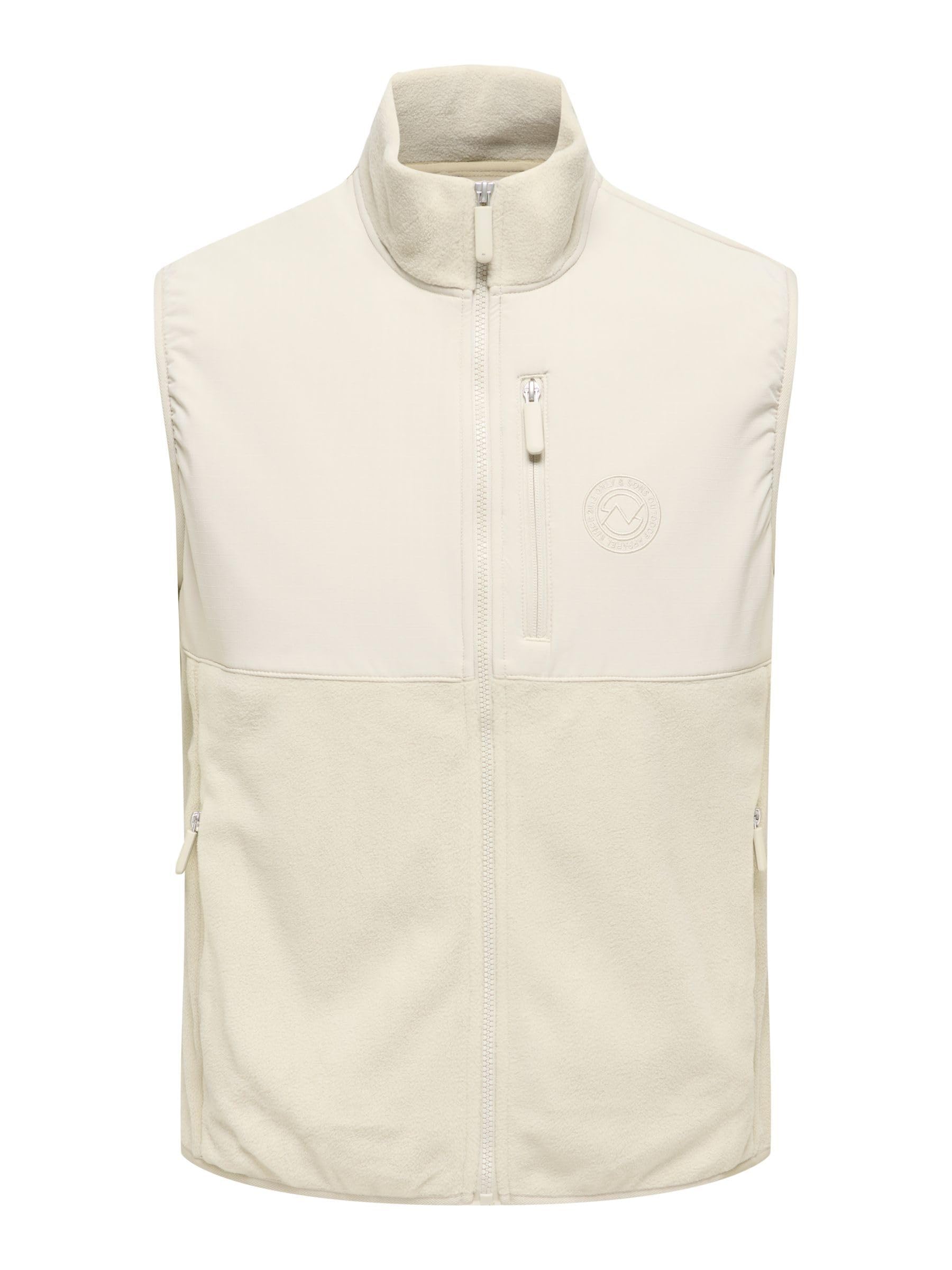 Only & Sons Onschuck Fleece Gilet Uomo M Nero