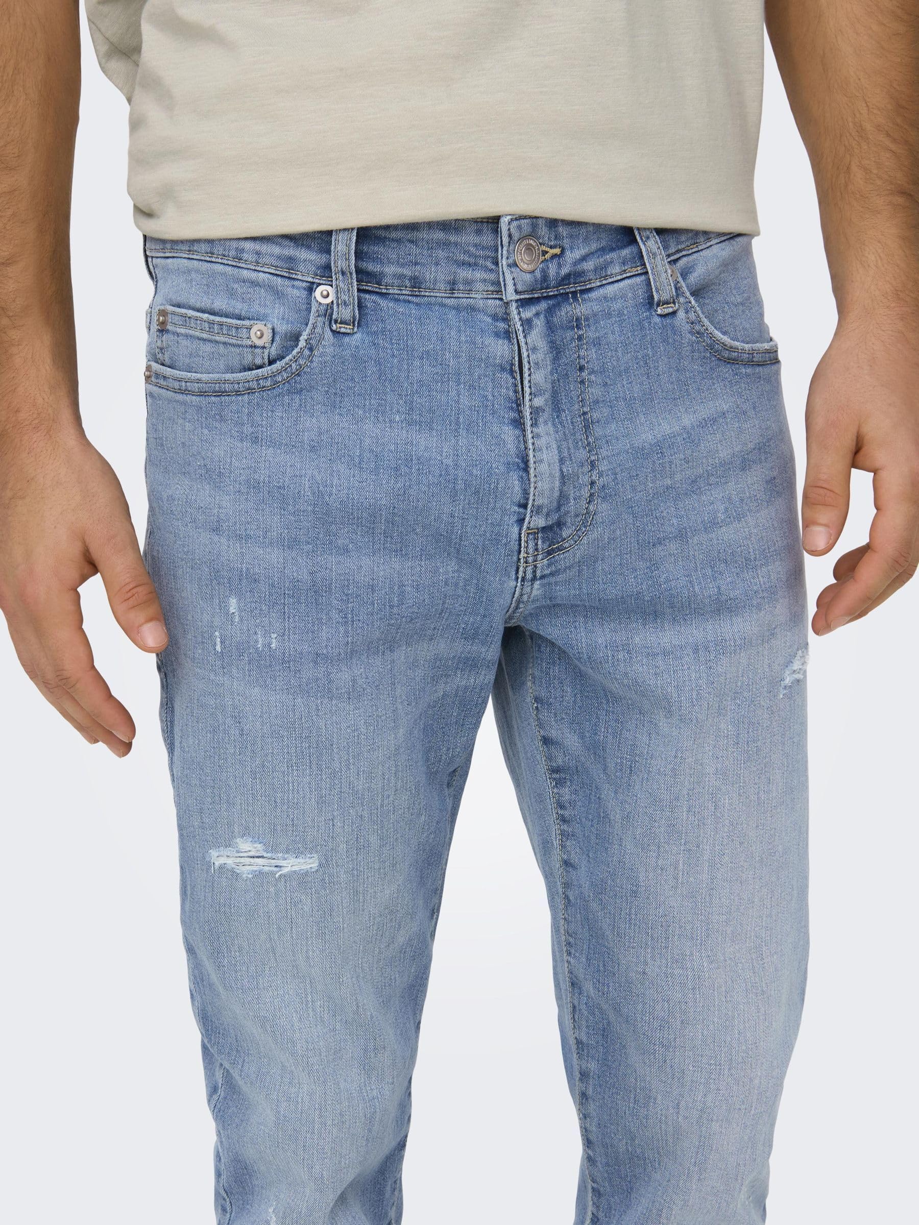 Only & Sons Onsloom Slim 1857 Jeans Uomo 30W/32L Strappati
