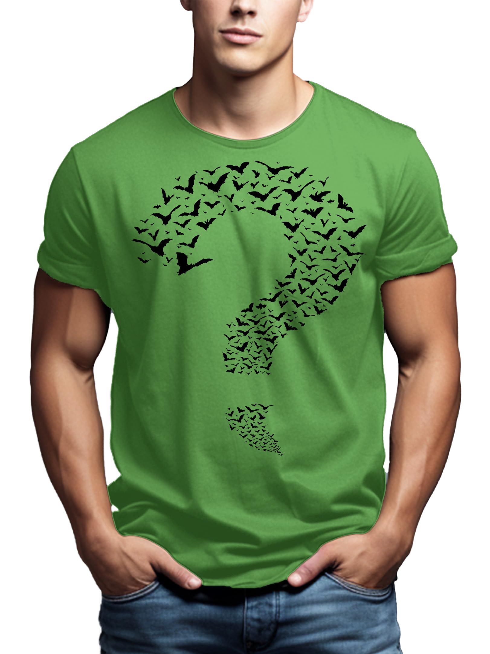 Makaya Riddler T-Shirt Uomo M Cotone Nero Stampa