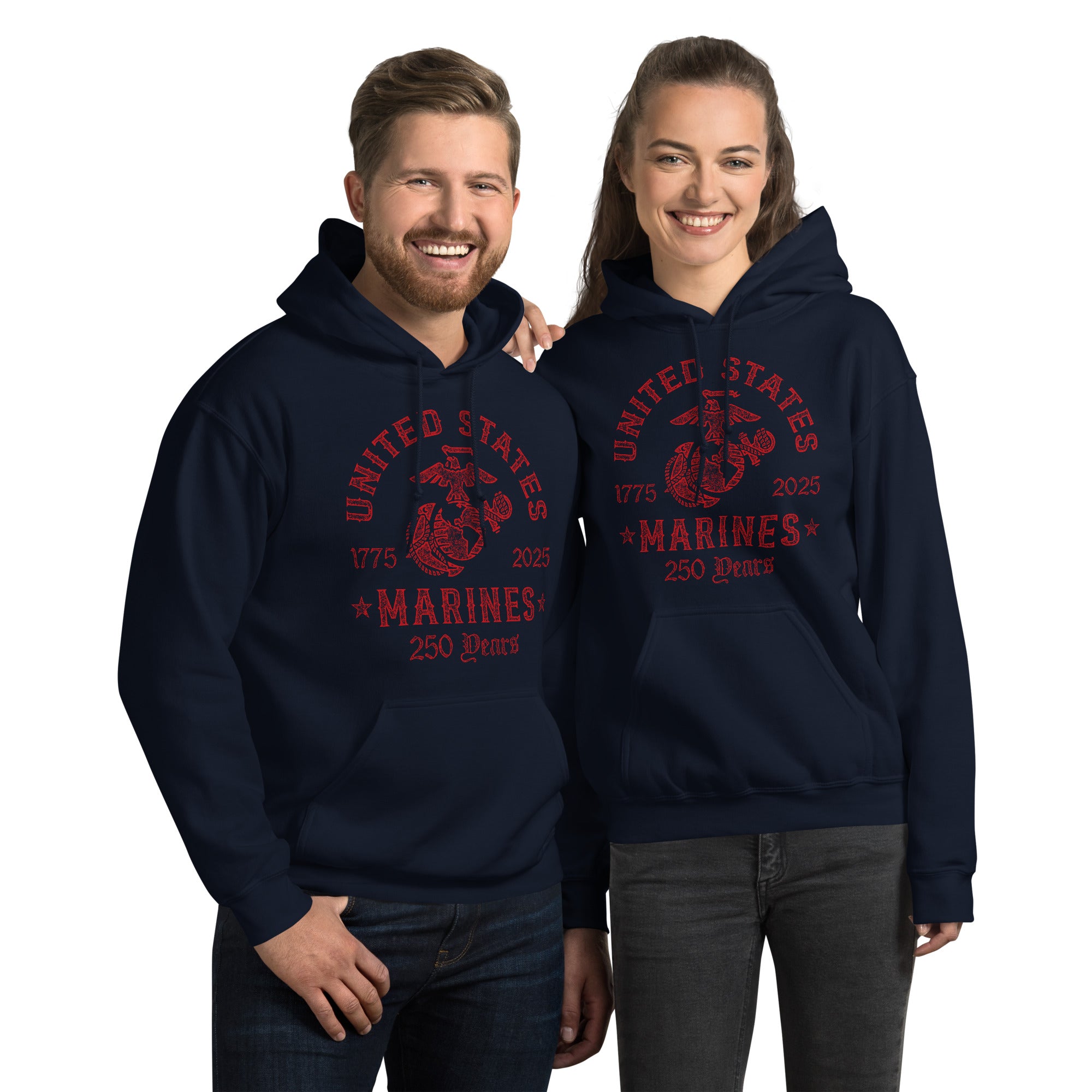 7.62 Design USMC 250th Birthday 2025 felpa nera cotone