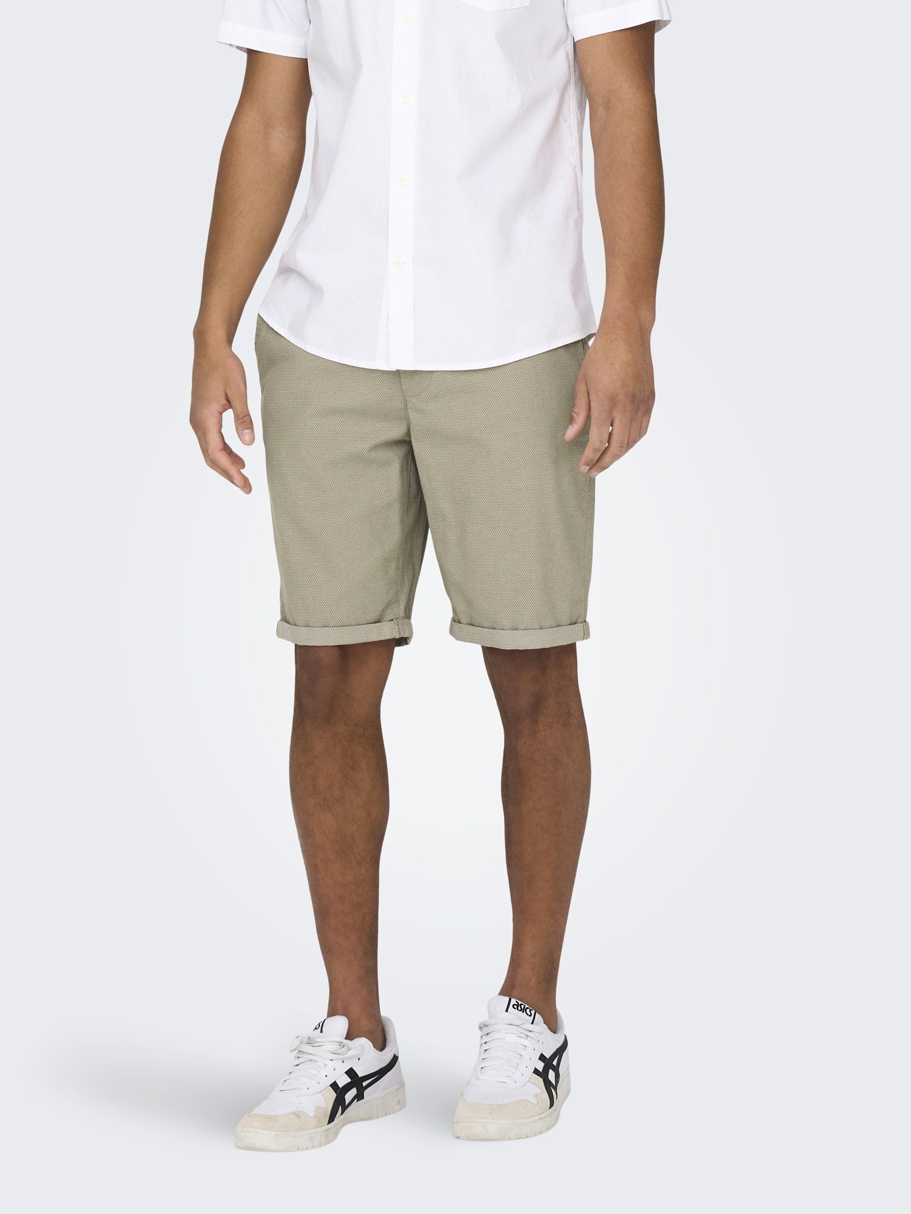 Only & Sons Pantaloncini Uomo Chino eleganti casual