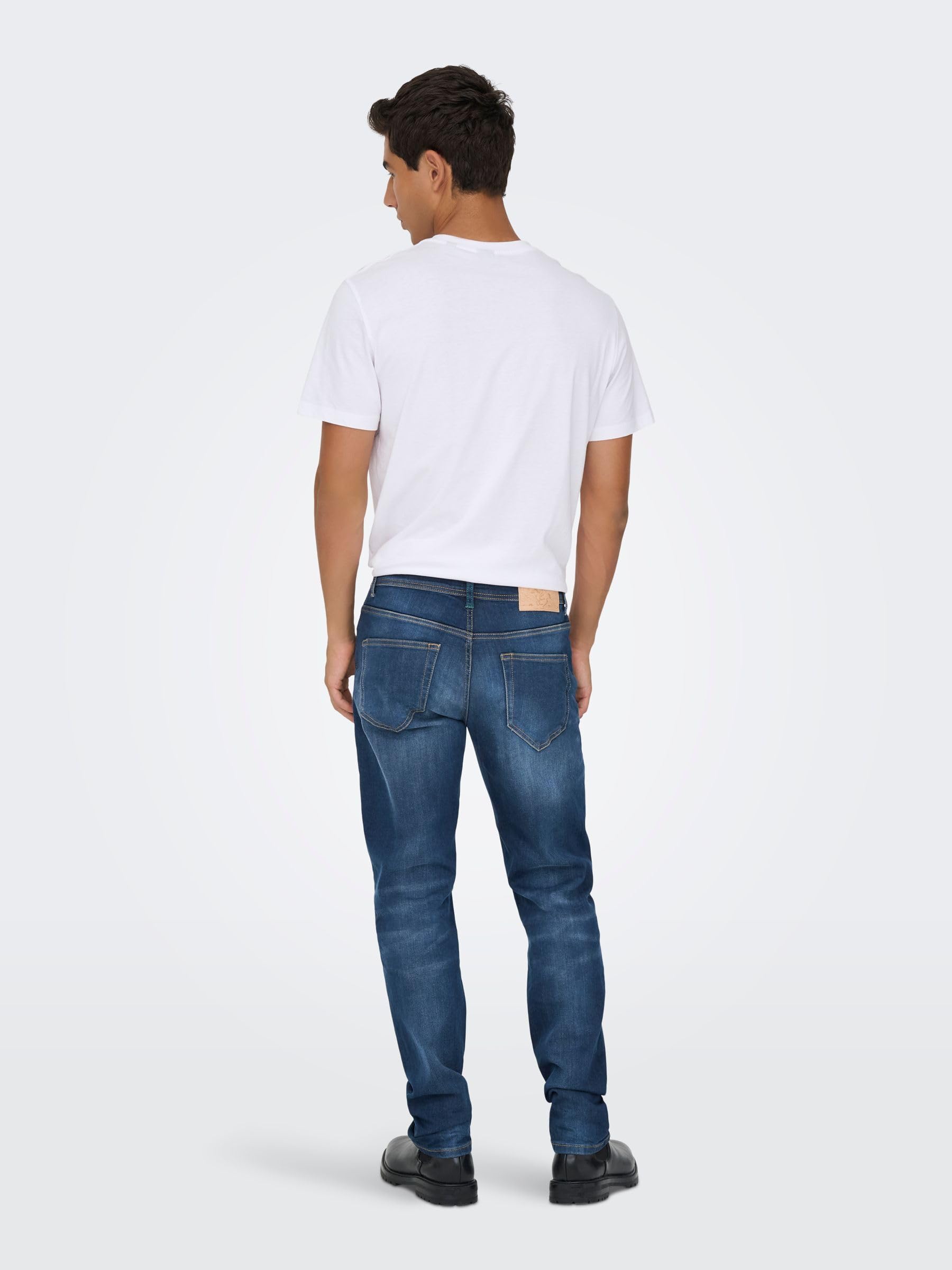 Only & Sons Weft Claudio Jeans 33W/30L Blu Scuro