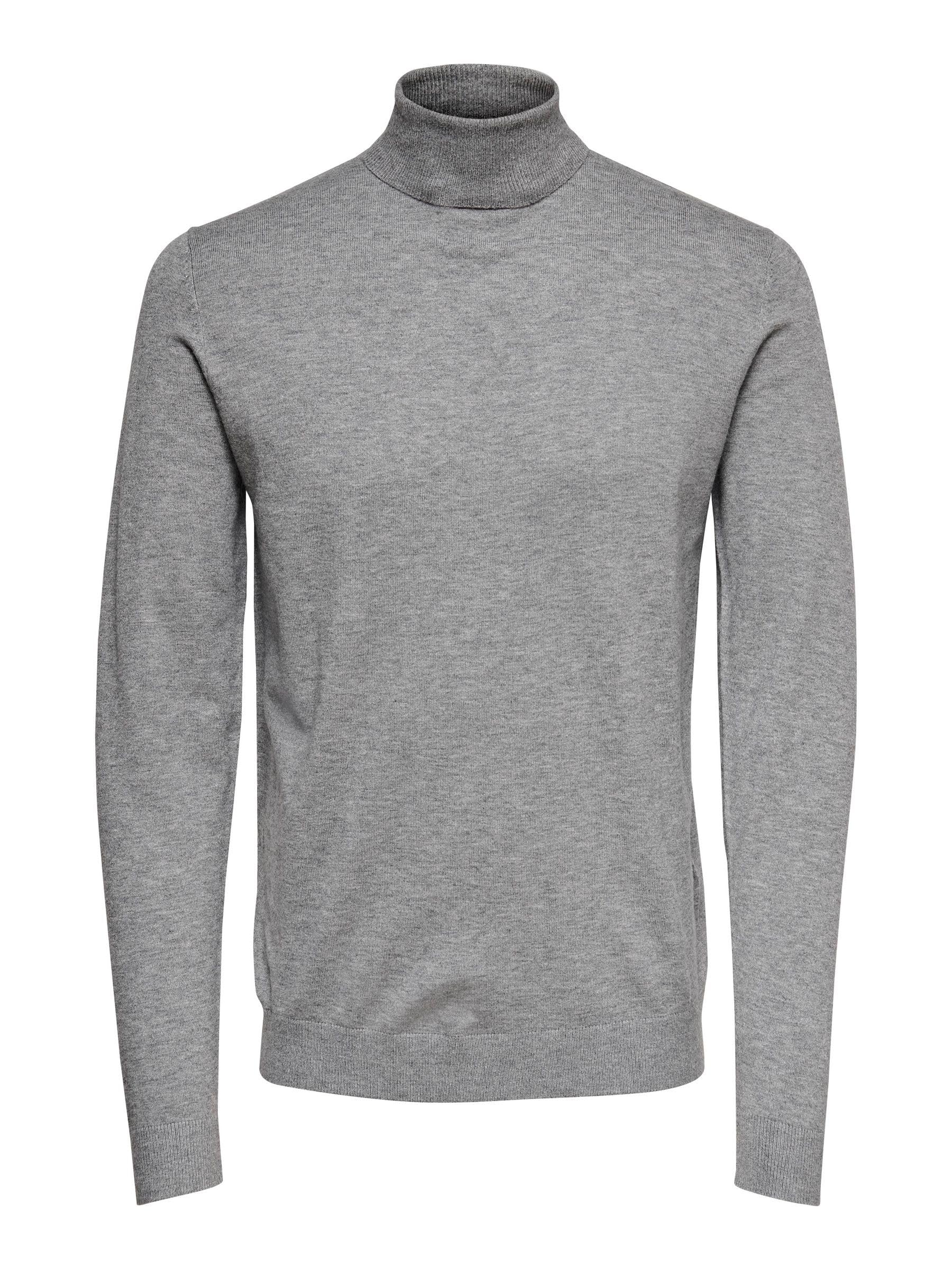 ONLY & SONS Wyler Maglione uomo collo alto nero