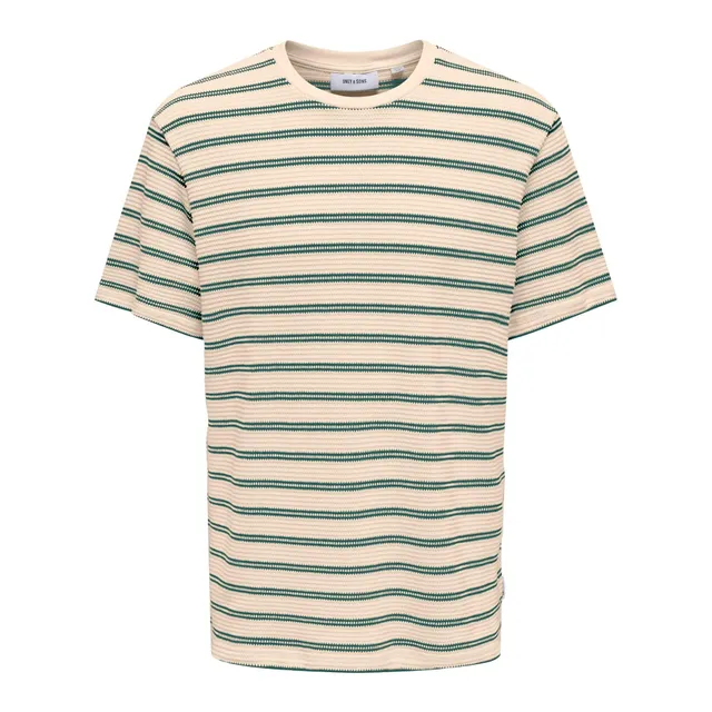 Only & Sons Sian Regular Striped Camicia Uomo Cotone Righe