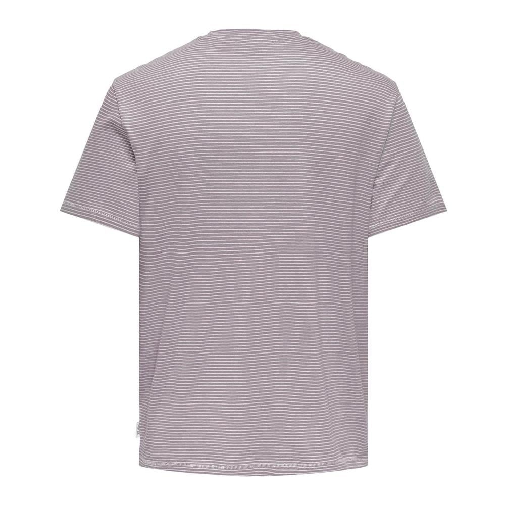 Only & Sons Onsbale t-shirt viola cotone taglia S uomo