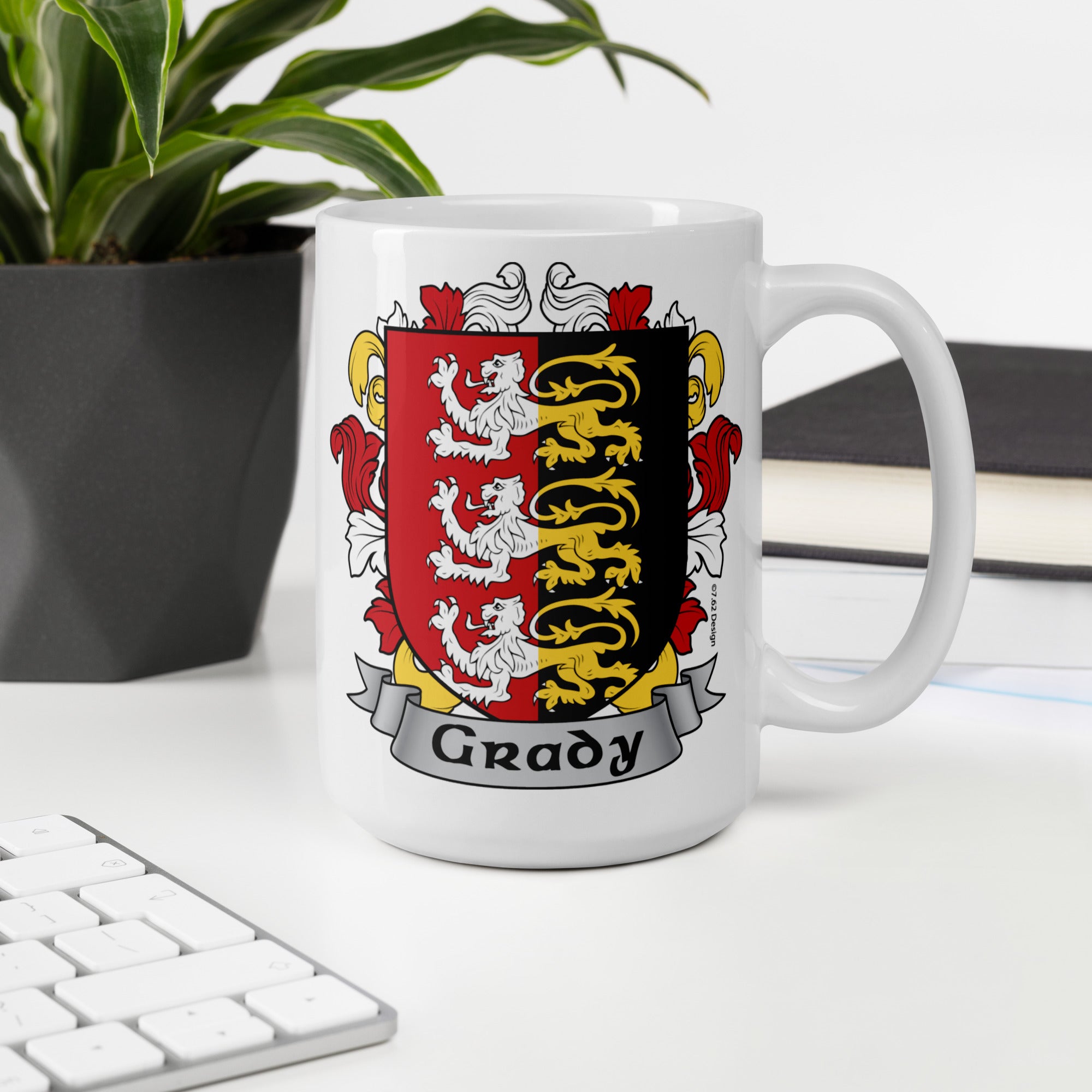 7.62 Design Grady Irish Tazza Ceramica 15oz Stemma