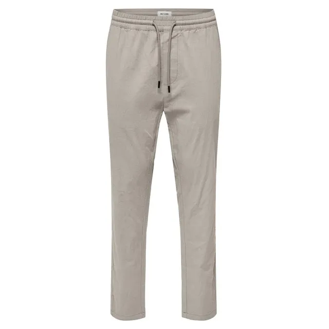 Only & Sons Pantaloni Fluidi Capri pantalone beige uomo