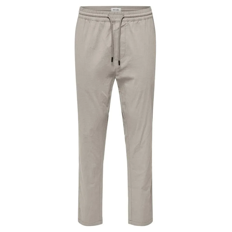 Only & Sons Pantaloni Fluidi Capri pantalone beige uomo