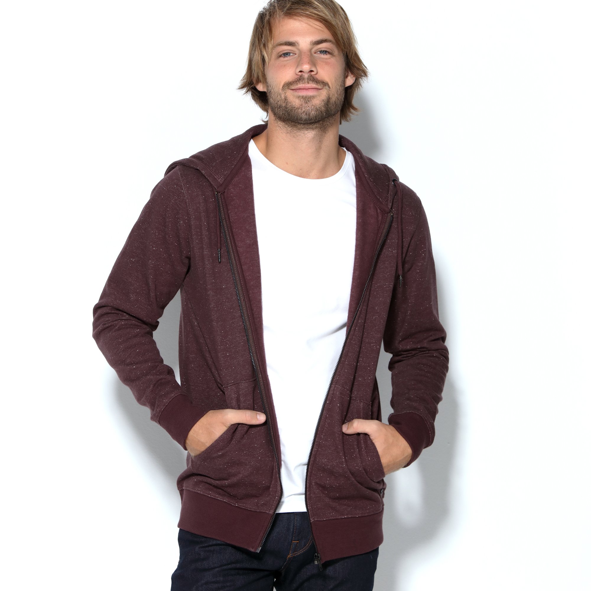 Only & Sons Onsfiske Zip felpa uomo con cappuccio