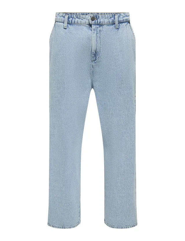 Only & Sons Onsdani Jeans Ampia Vita Media 30W/34L Corto