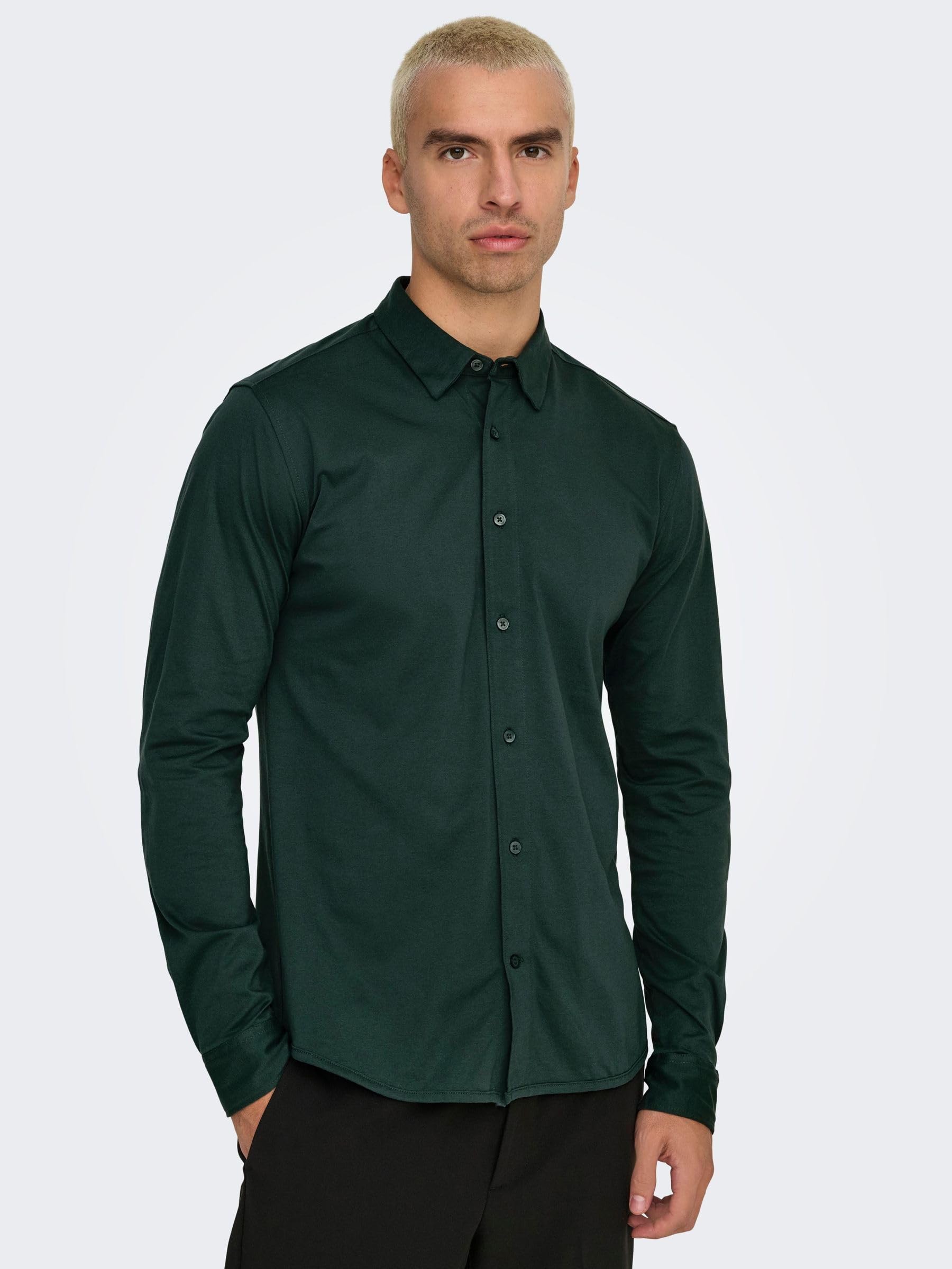 Only & Sons Onsrobin Camicia uomo M bianca manica lunga
