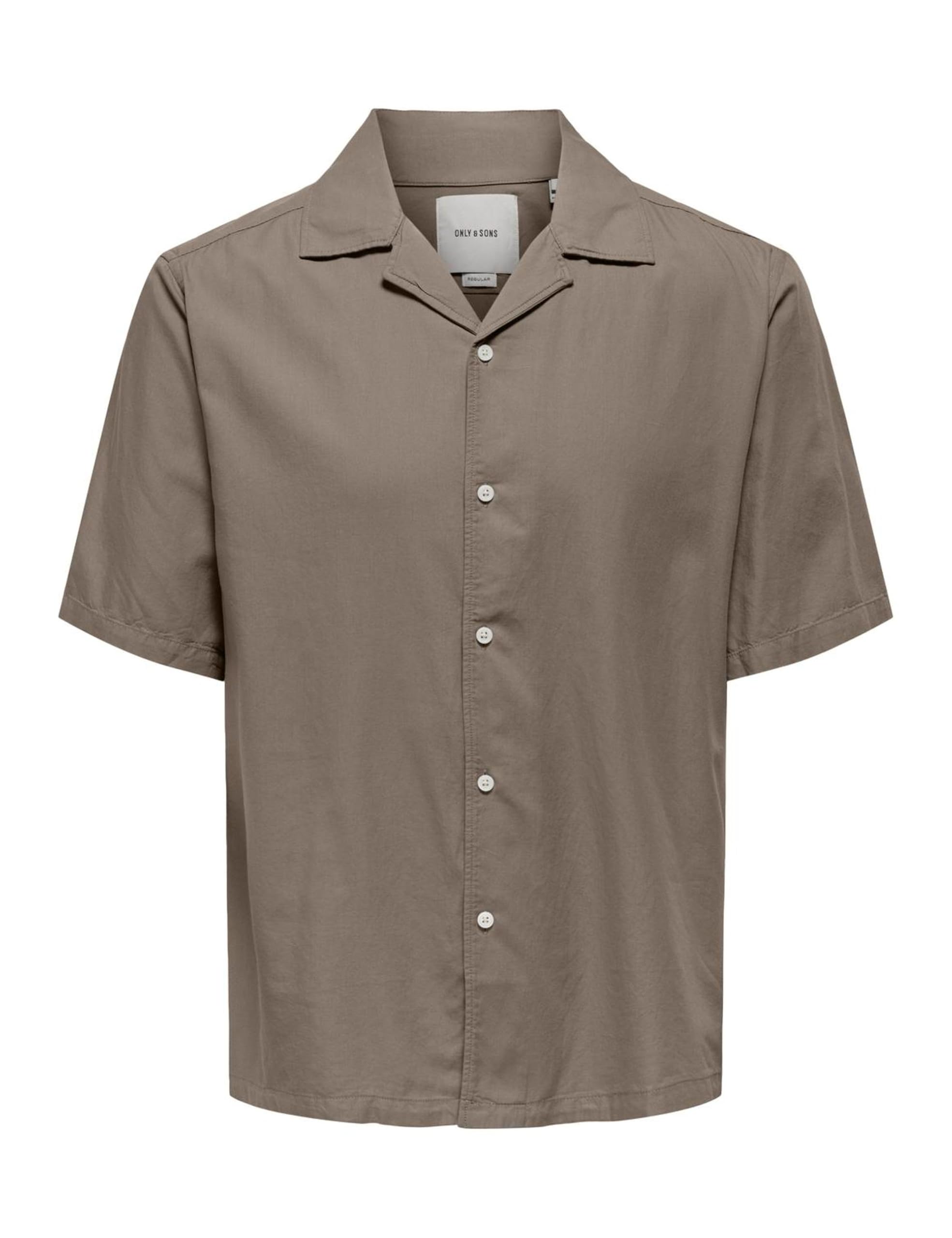 Only & Sons Onsdilem 0300 Resort Camicia uomo Egret manica corta
