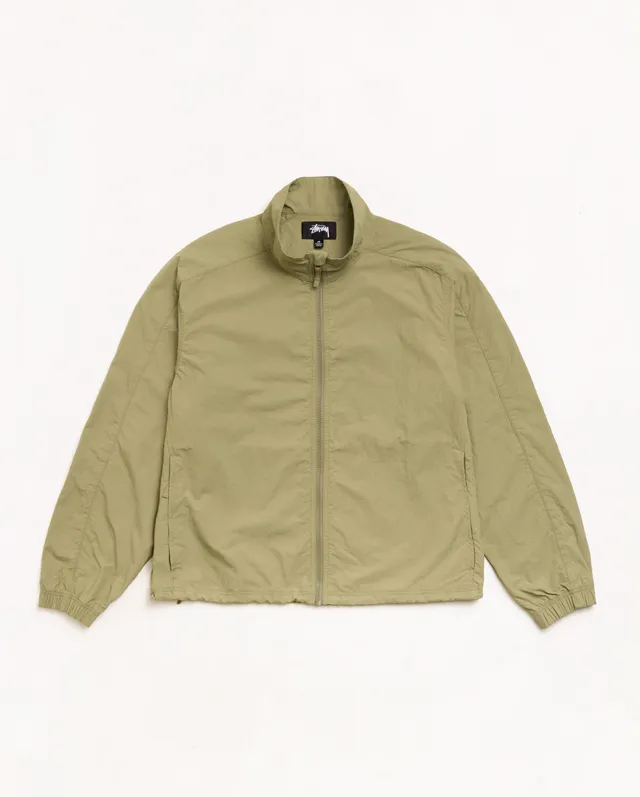 Stussy Lightweight Mock Jacket giacca kaki nylon