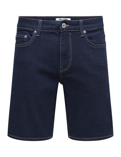 ONLY & SONS Onsweft Box Shorts Uomo XL Denim Grigio