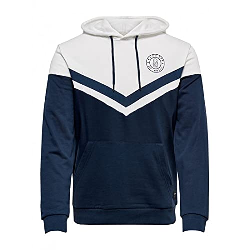 Only & Sons Onswagner Felpa Uomo Cappuccio Navy fantasia