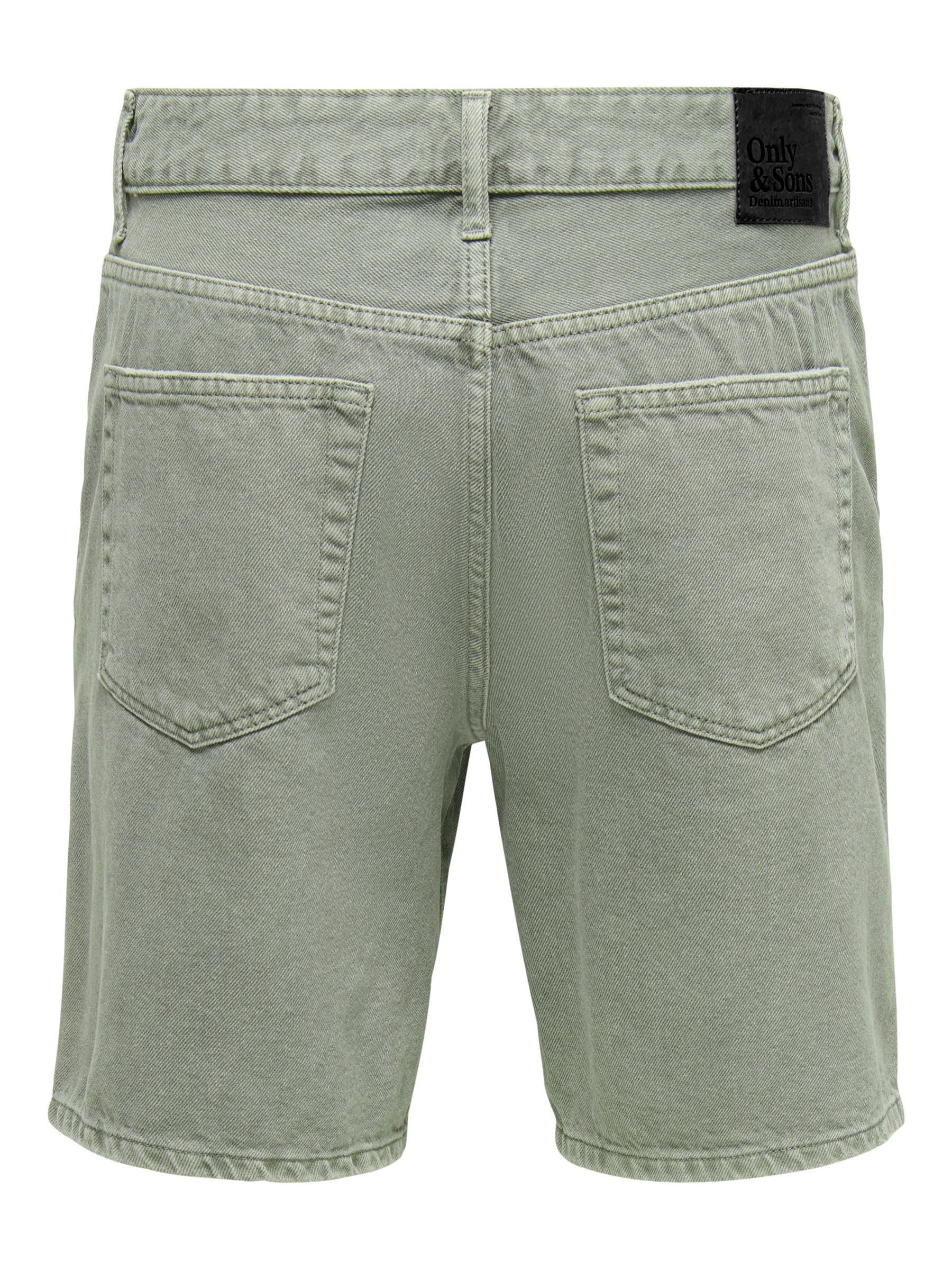 ONLY & SONS Onsedge Straight shorts vita media XL uomo