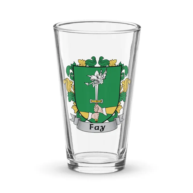 7.62 Design Fay bicchiere pinta 16oz stemma irlandese